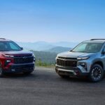 Toyota Highlander and Chevrolet Traverse size comparison