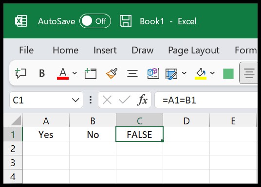 compare-cells-using-equal-operator