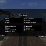 In-game view of the Shenmue button prompt mod showcasing the classic Xbox-style buttons during gameplay