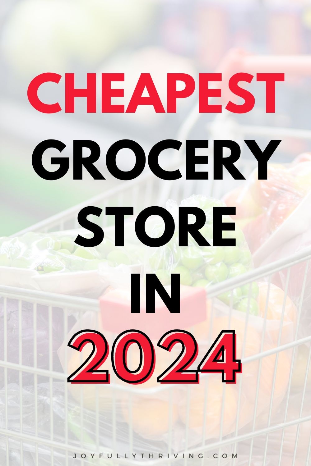 Grocery store price comparison pin