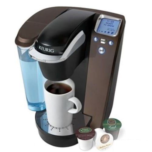 Slightly angled front view of the Keurig B76 machine