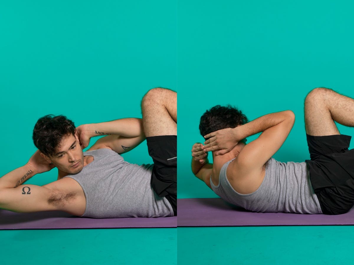 Bicycle crunches can really get you to feel the burn in your abs