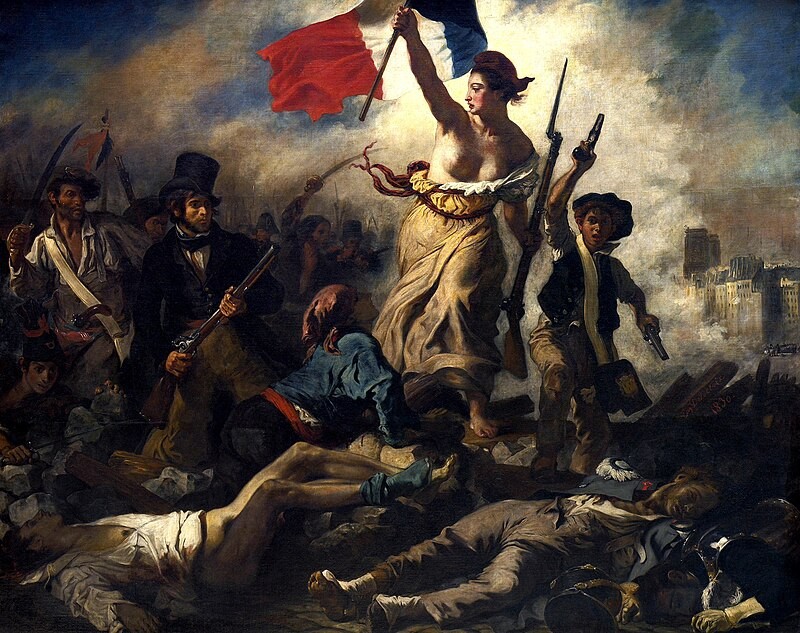 French Revolution painting Liberty Leading the People