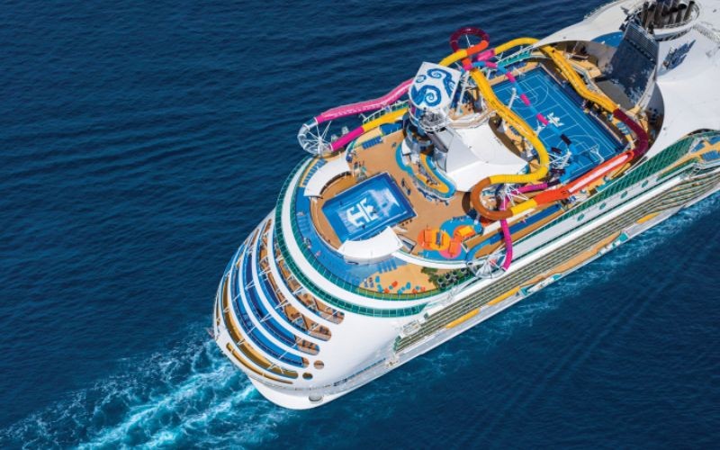 aerial view of Navigator of the Seas - best cruise deals summer 2023