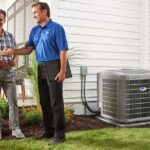 carrier expert showing the difference between heat pumps vs air conditioners