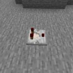 Redstone Comparator placed on a solid block