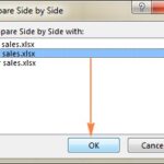 Open a new window to compare sheets in the same workbook.