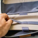 Bellroy Tech Kit showcasing organized interior and zipper detail