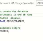 Database Creation SQL Command in Azure Data Studio