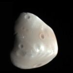 Enhanced color image of Deimos