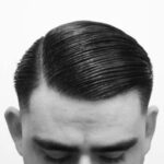 Classic Pompadour Hairstyle with Pomade