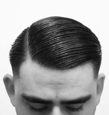 Classic Pompadour Hairstyle with Pomade