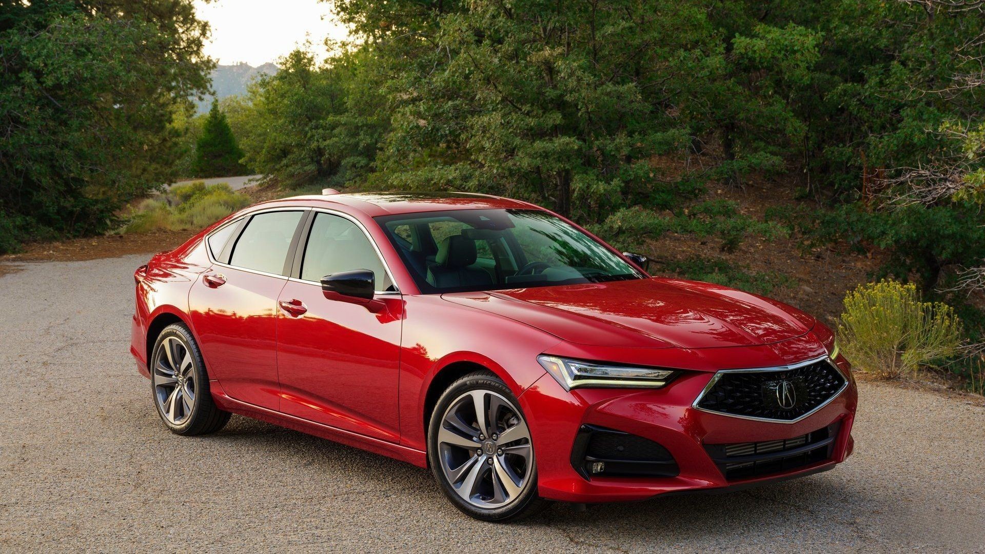 red 2021 Acura TLX