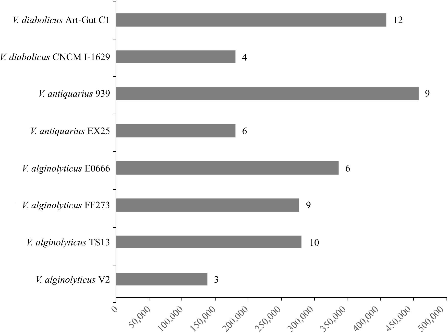 Novel regions and genomic islands (GIs)