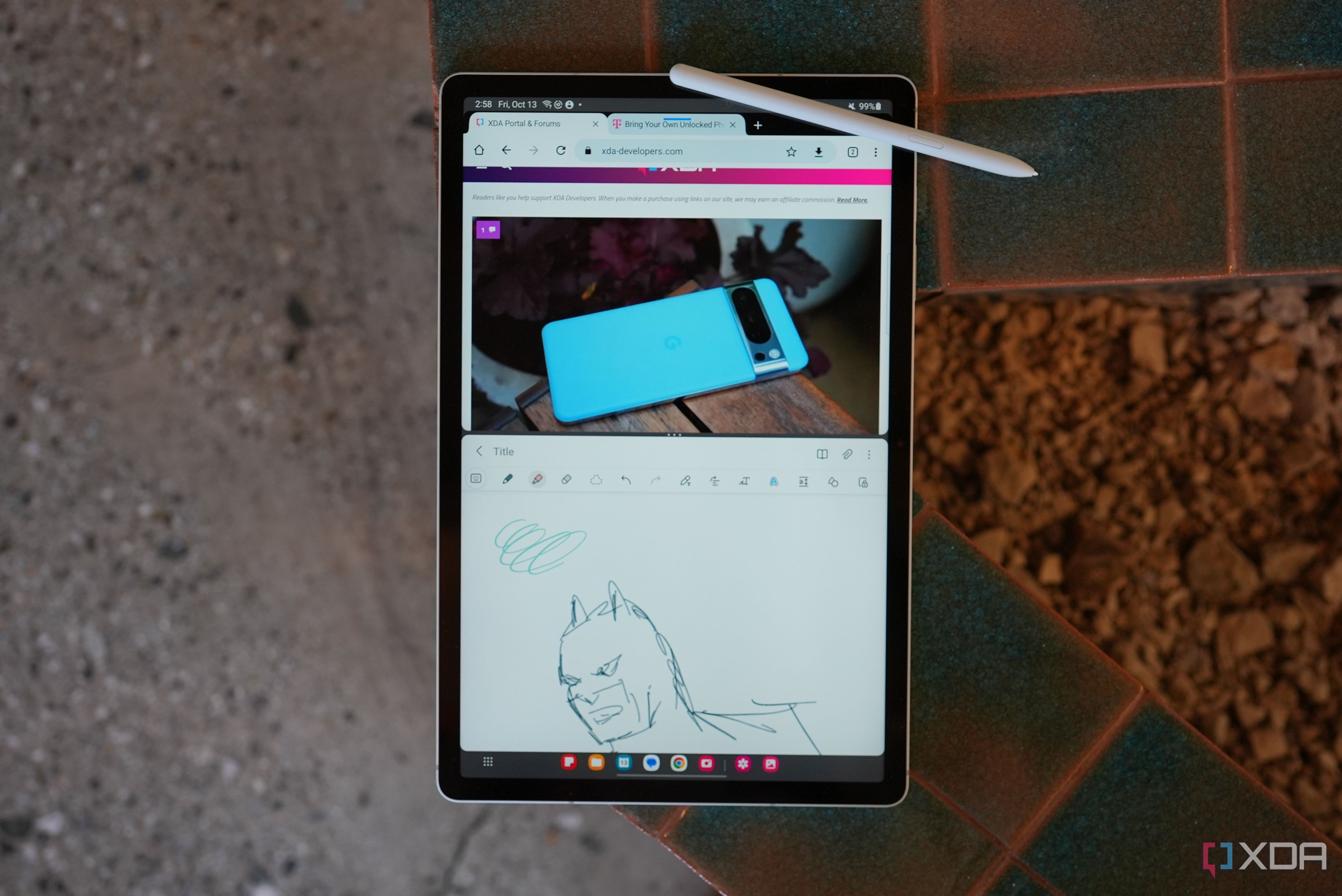 Samsung Galaxy Tab S9 FE+ with S Pen