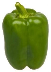 Illustration of green bell pepper, representing food aromas detectable at very low concentrations