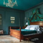 House of Brinson, Queen of May room, Farrow and Ball Inchyra Blue