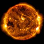 An image of the Sun captured by NASA