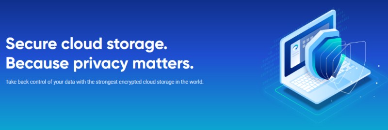 Icedrive call to action for cloud storage plans