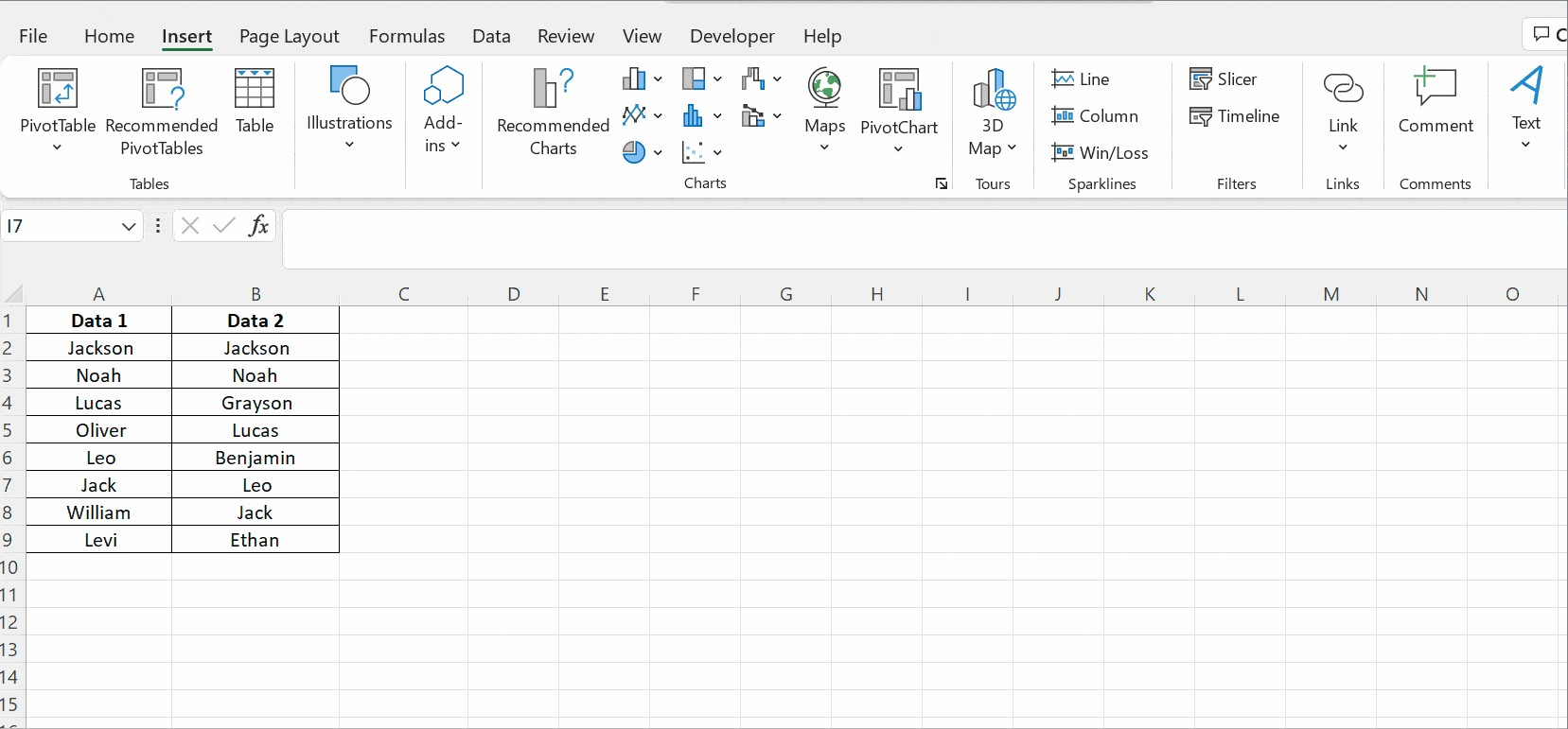 highlight unique values excel 