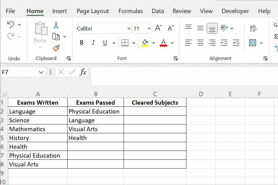 excel compare columns lookup function