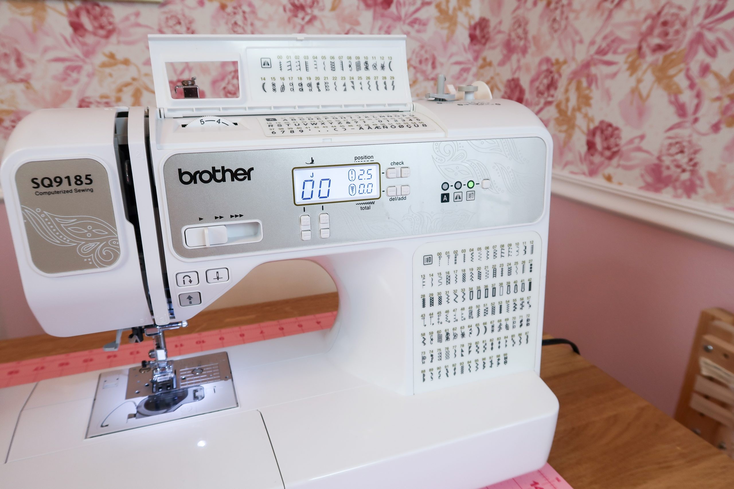 Close up of Brother Sewing Machine LX