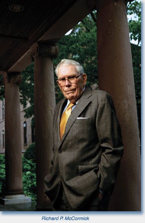 Richard P. McCormick, a distinguished historian who reshaped understandings of American political processes and institutions.