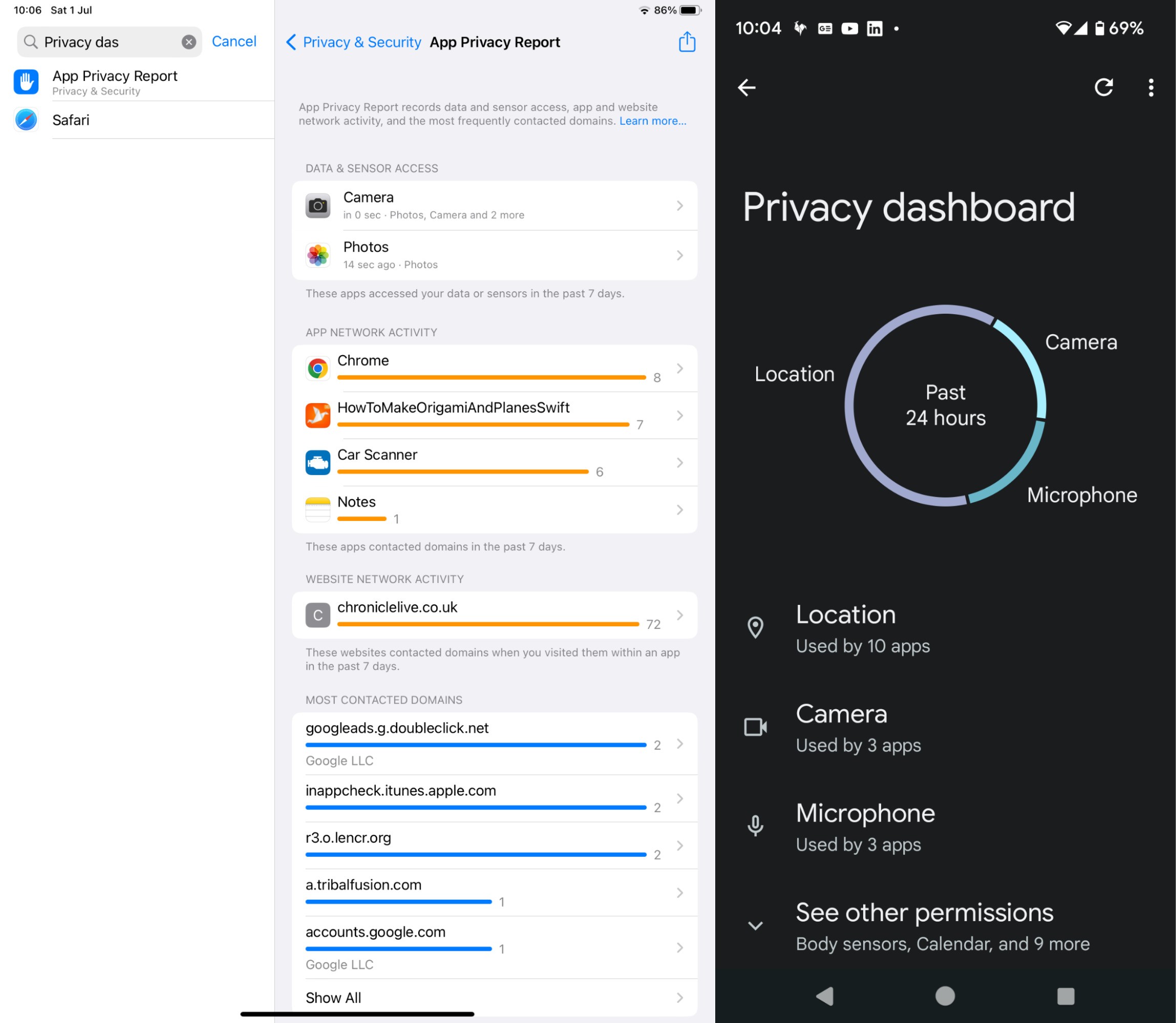 An illustration symbolizing data privacy with a shield and lock over user data icons.