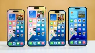 iPhone 16 family lineup showcasing design differences