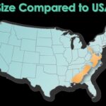 New Zealand size comparison to the USA, visualized on a map overlay showing its length stretching from Florida to Pennsylvania.