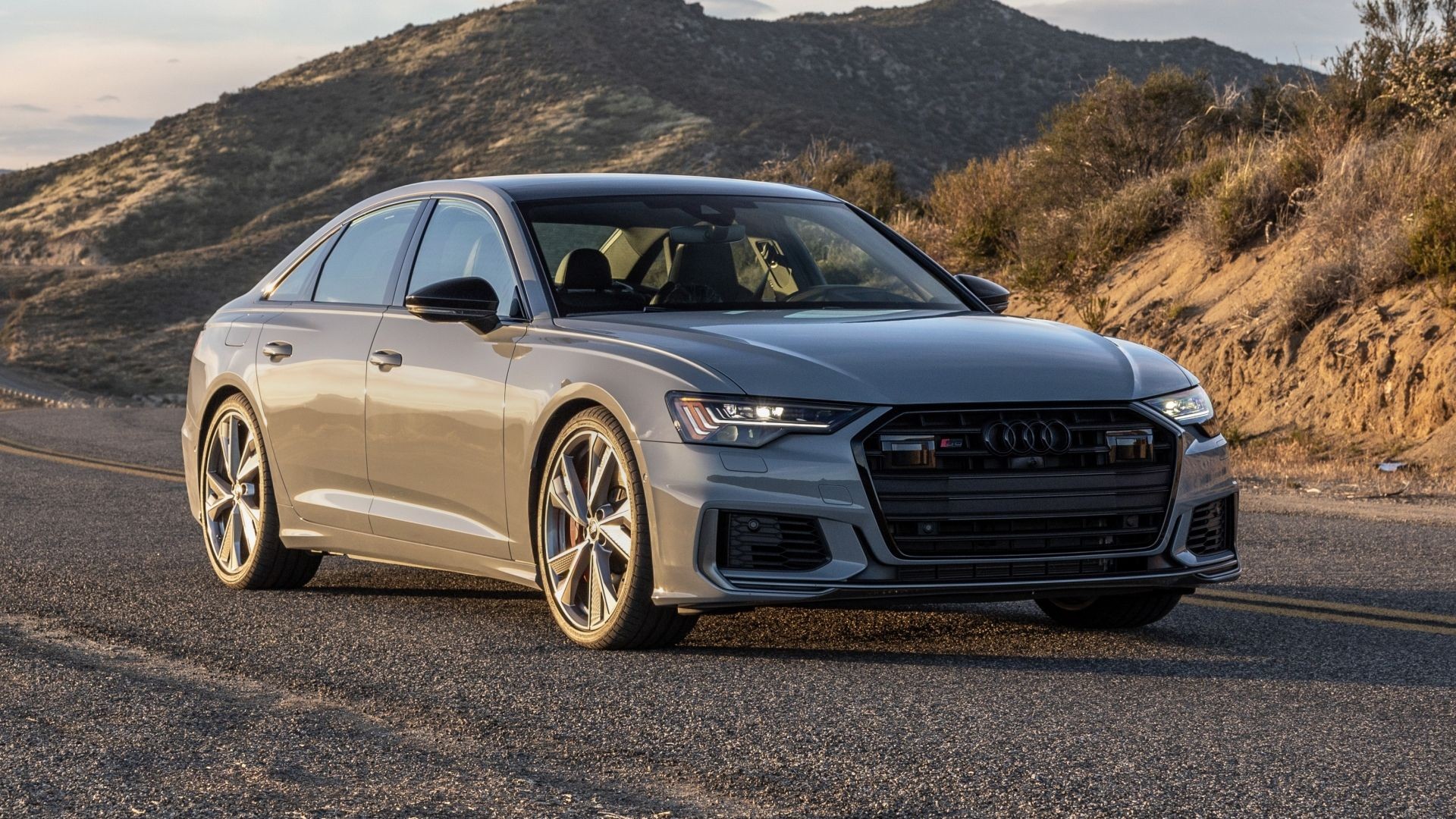 Gray 2020 Audi S6