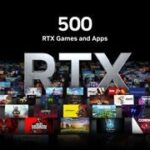 Nvidia 500 RTX and DLSS games and applications showcasing their technology leadership