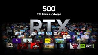 Nvidia 500 RTX and DLSS games and applications showcasing their technology leadership