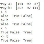 Comparison Output