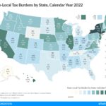 Total tax burden by state 2022 state and local tax burdens (2022 state and local taxes)