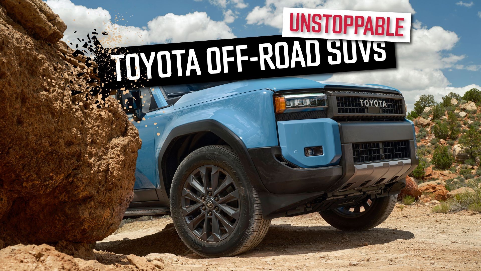 Video thumbnail promoting Toyota's off-road SUV capabilities