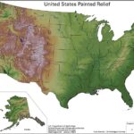 Topographical Map of the United States