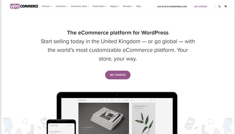 WooCommerce WordPress Interface