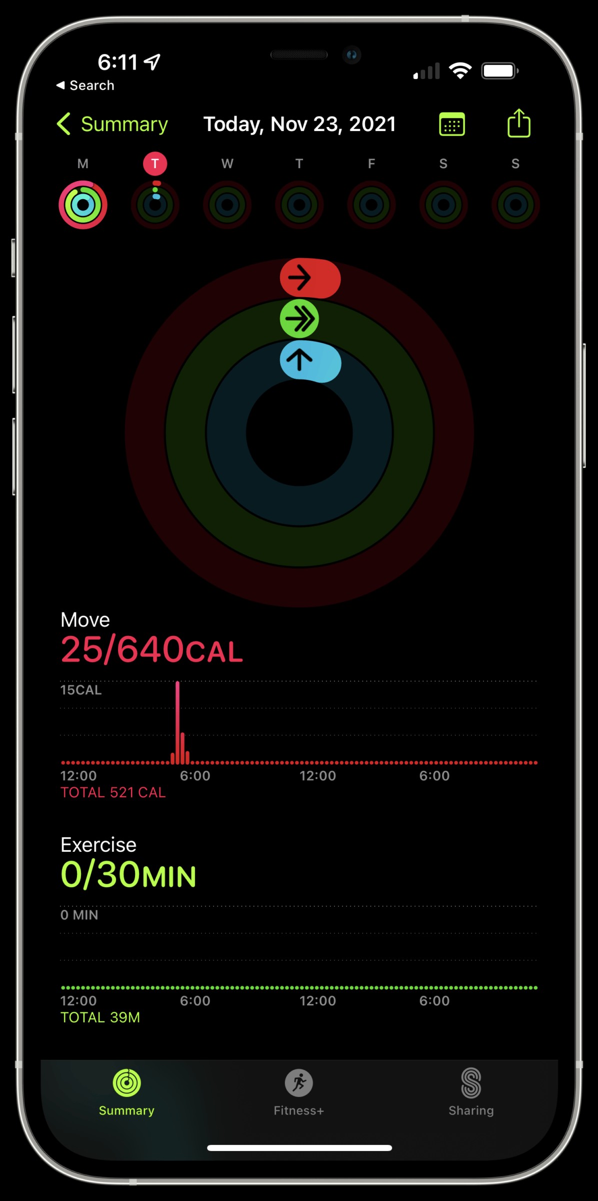 Apple Watch tracks all active calories
