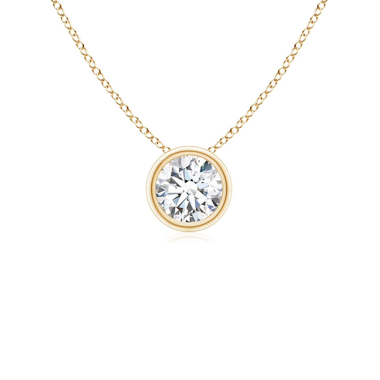 Round Diamond Pendant