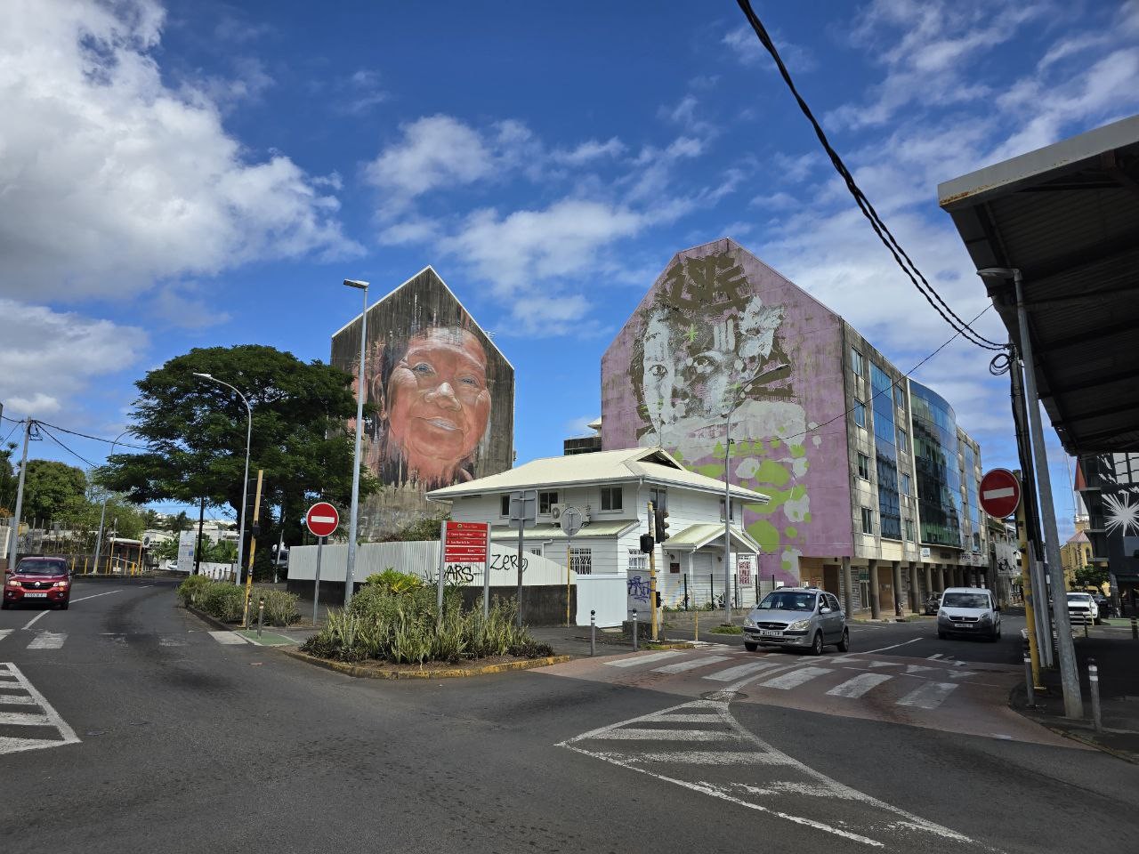 Urban art in Papeete, Tahiti, showcasing the island's vibrant culture
