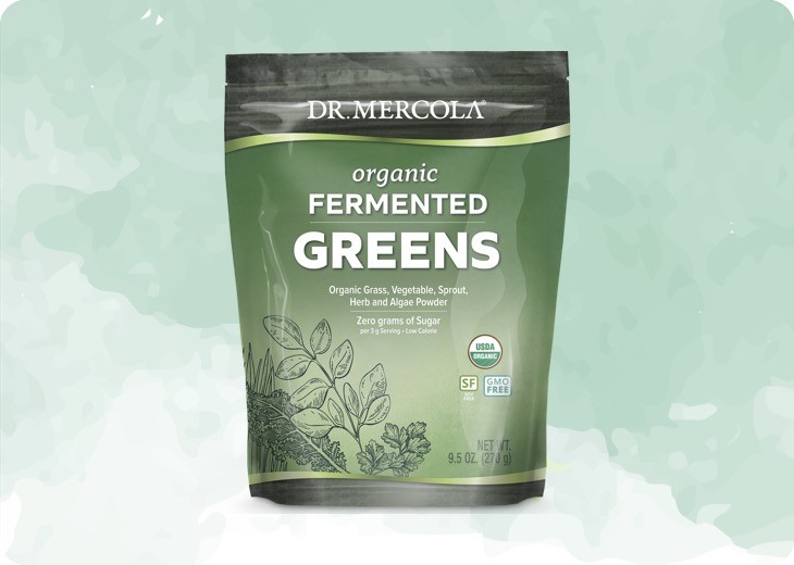 Dr. Mercola Organic Fermented Greens Powder
