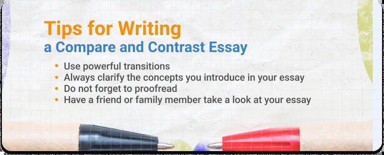 Tips for Writing a Compare and Contrast Essay