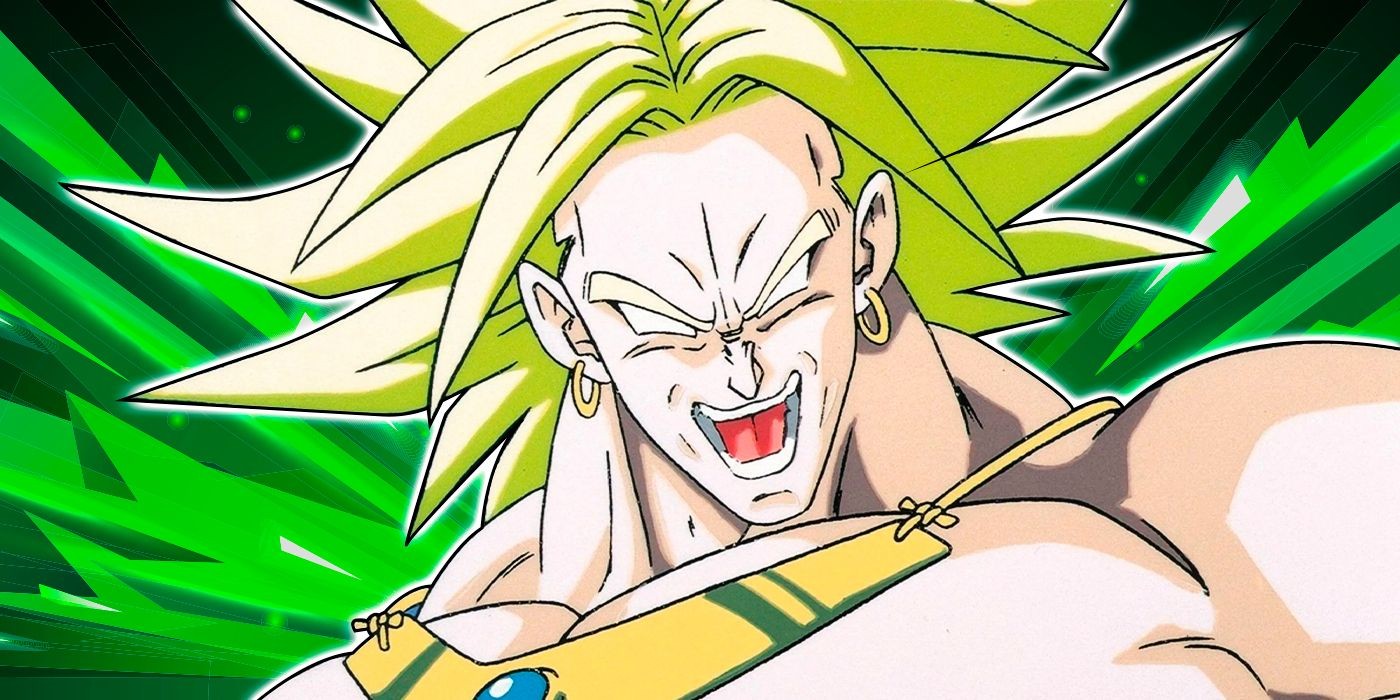 Broly smiles angrily in Dragon Ball Z Super Broly