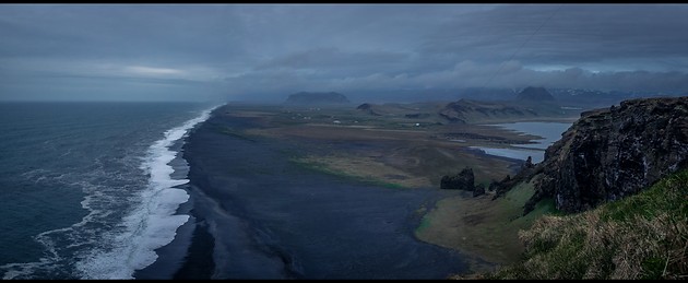 Black sand beach in Iceland