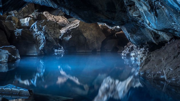 Grjótagjá cave in Iceland