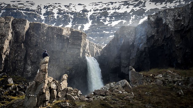 Waterfall in Iceland