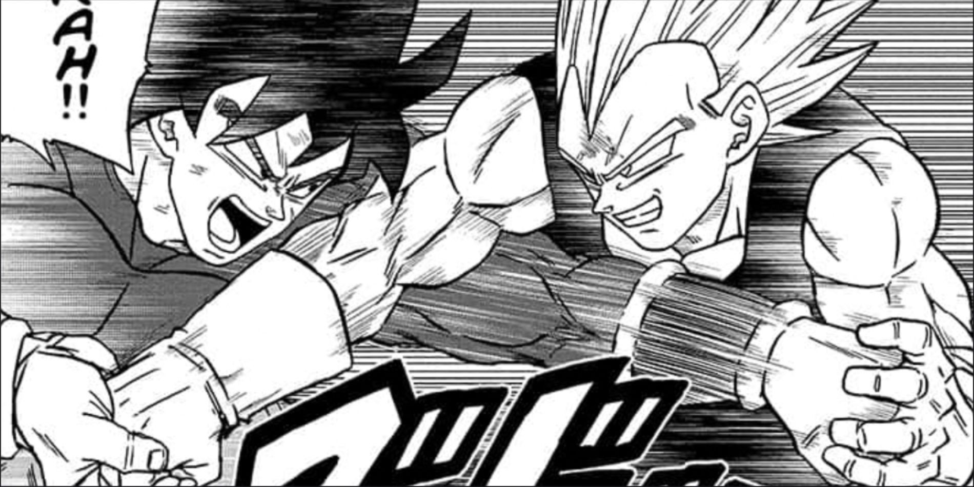 Super Saiyan Vegeta and Broly clash in Dragon Ball Super manga.