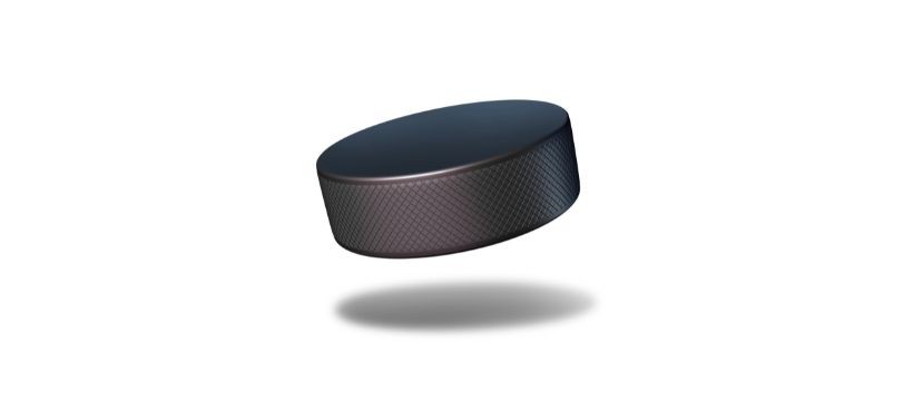 Hockey Pucks illustrating spatial awareness for 15 inches