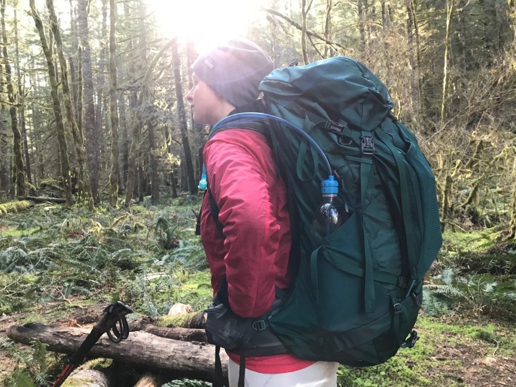 Gregory Deva used on a hiking trip